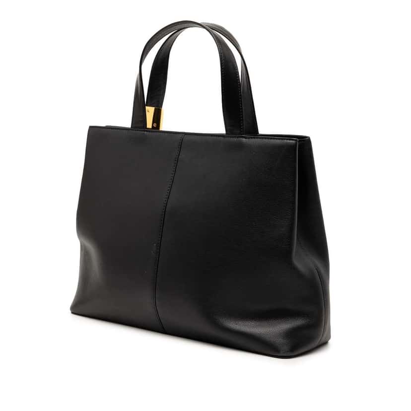 Burberry Leather Tote Black Leather Very good condition - Back View