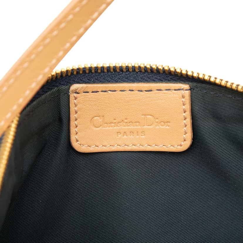 Dior Mini Denim Saddle Pochette Blue Denim Very good condition - Box View