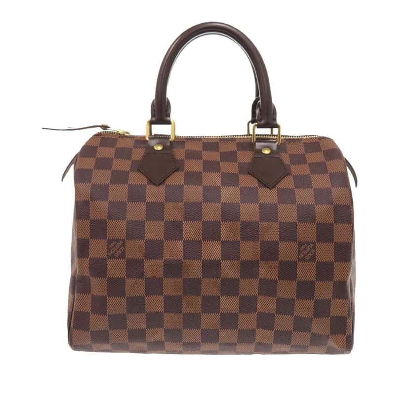 Louis Vuitton Damier Ebene Speedy 25 Brown Very good condition - Back View