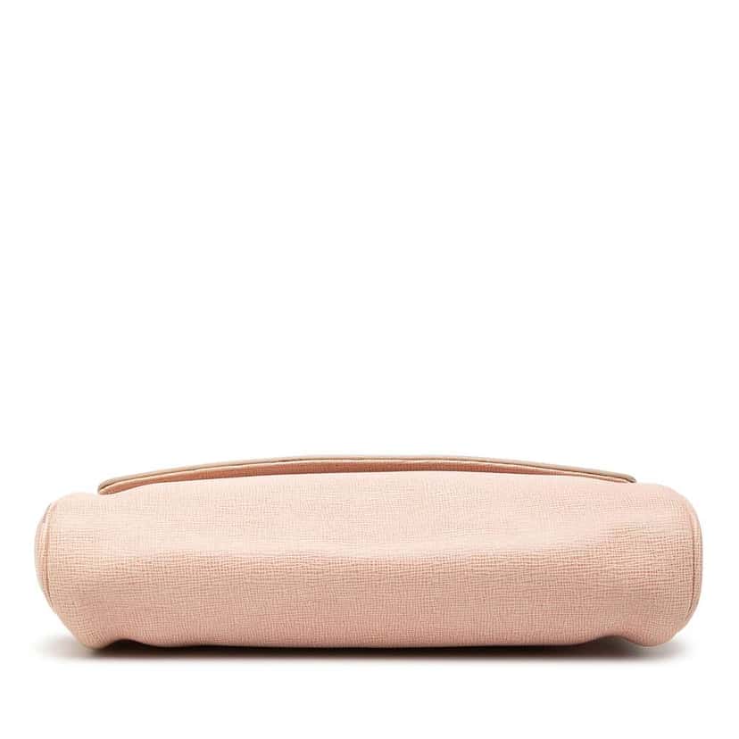 Fendi Mini Vitello Elite Crayons Pochette Pink Leather Very good condition - Inside View