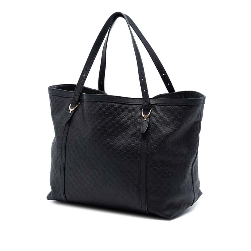 Gucci Microguccissima Nice Tote Black Leather Very good condition - Back View