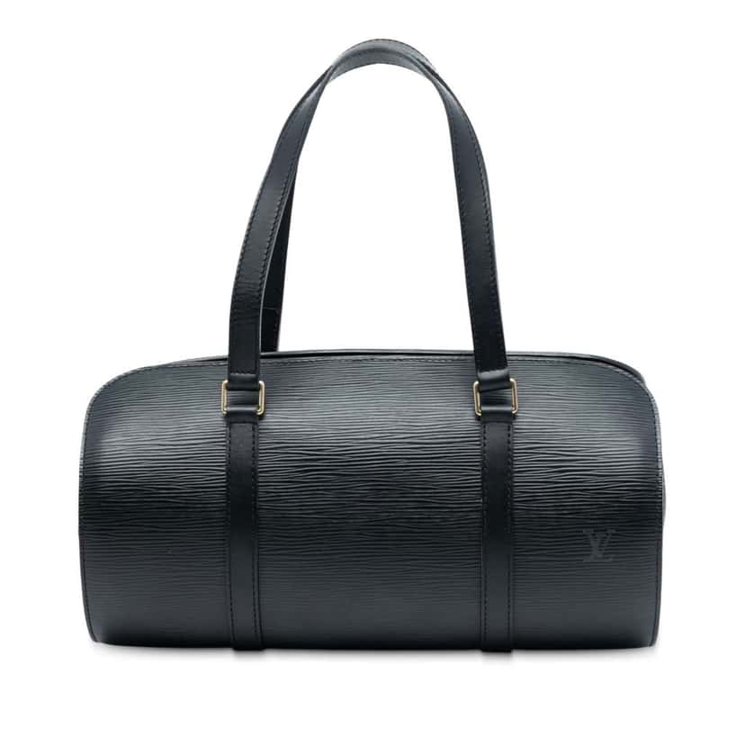 Louis Vuitton Epi Soufflot Black Leather Good condition - Front View
