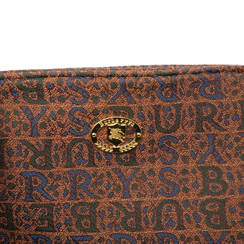 Burberry Canvas Pouch Brown Canvas Very good condition - Box View