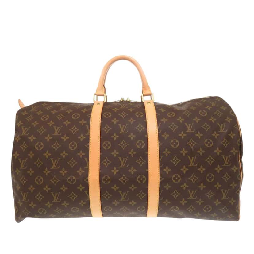Louis Vuitton Monogram Keepall 55 Brown Very good condition - Front View