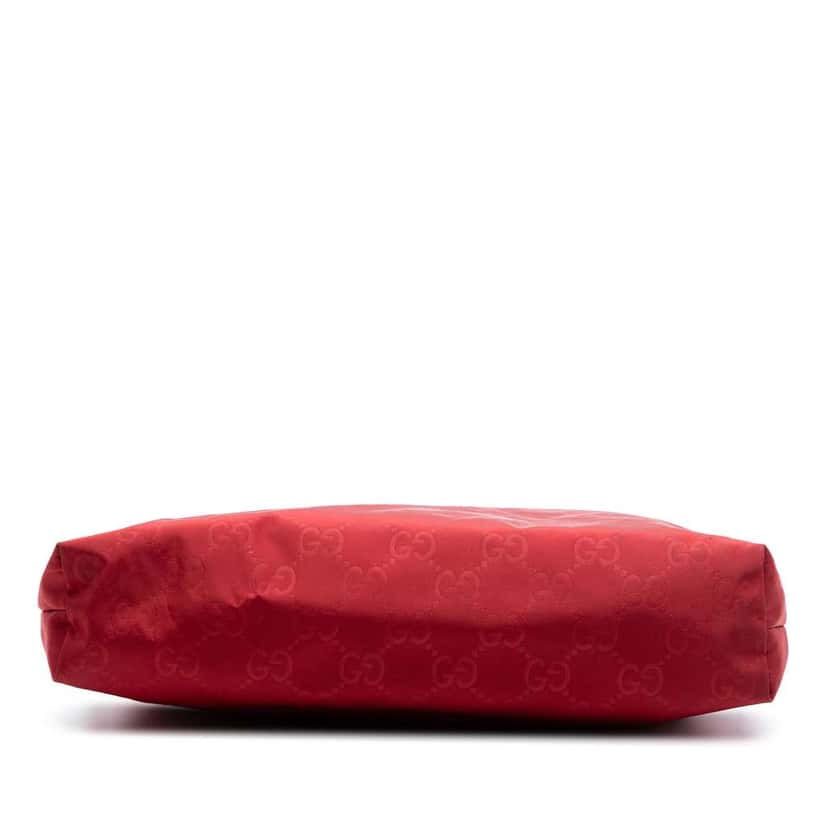 Gucci GG Nylon Flat Messenger Bag Red Very good condition - Inside View