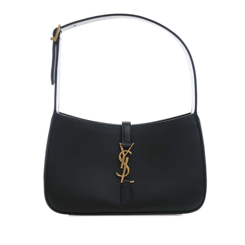 Saint Laurent Smooth Calfskin Le 5 a 7 Black Leather Very good condition - Front View