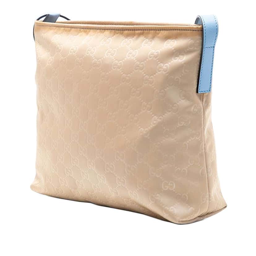 Gucci GG Nylon Crossbody Beige Very good condition - Back View