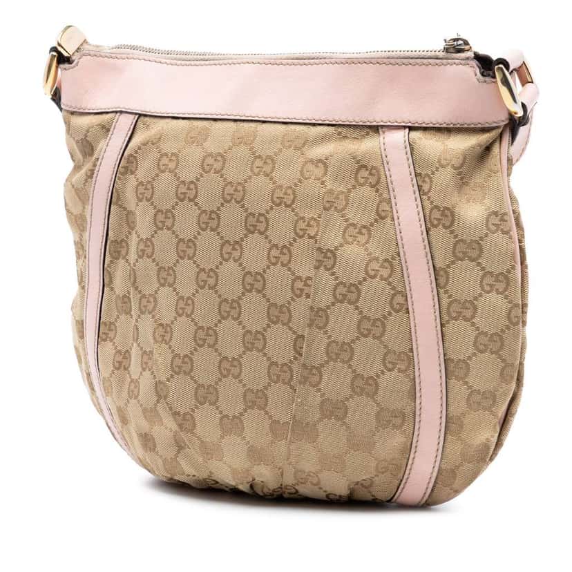 Gucci GG Canvas Abbey D Ring Crossbody Beige Canvas Very good condition - Back View
