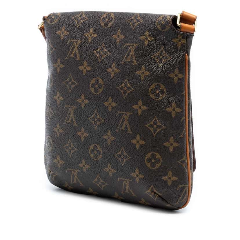 Louis Vuitton Monogram Musette Salsa PM Short Strap Brown Very good condition - Back View