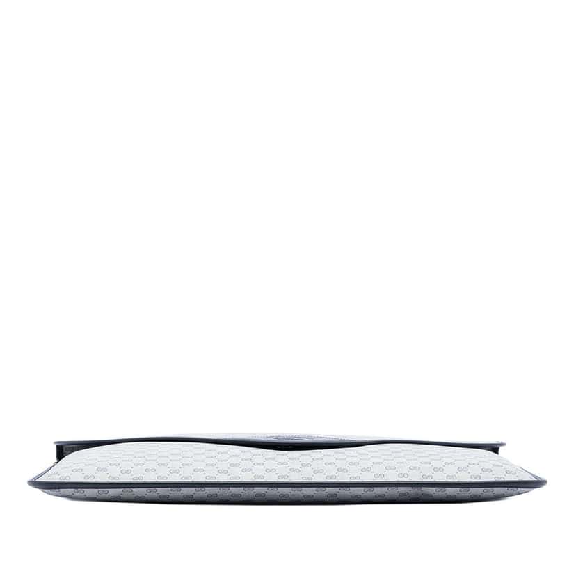 Gucci Micro GG Supreme Clutch Grey Canvas Very good condition - Inside View