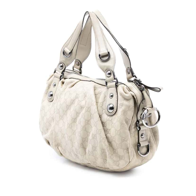 Gucci Guccissima Icon Bit Satchel Brown Leather Very good condition - Back View