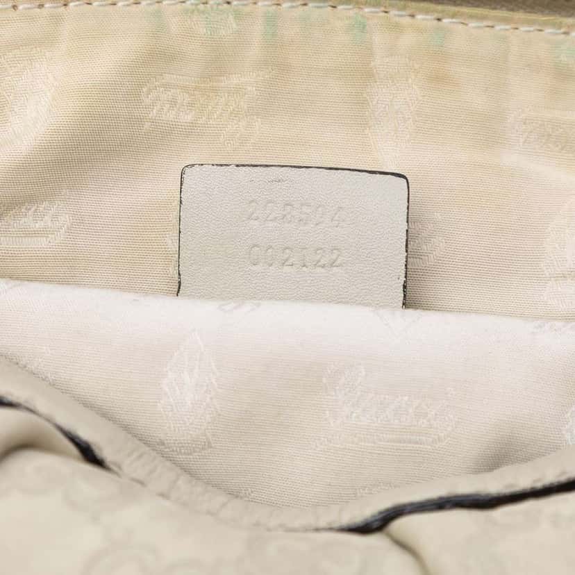 Gucci Guccissima Icon Bit Satchel Brown Leather Very good condition - Box View