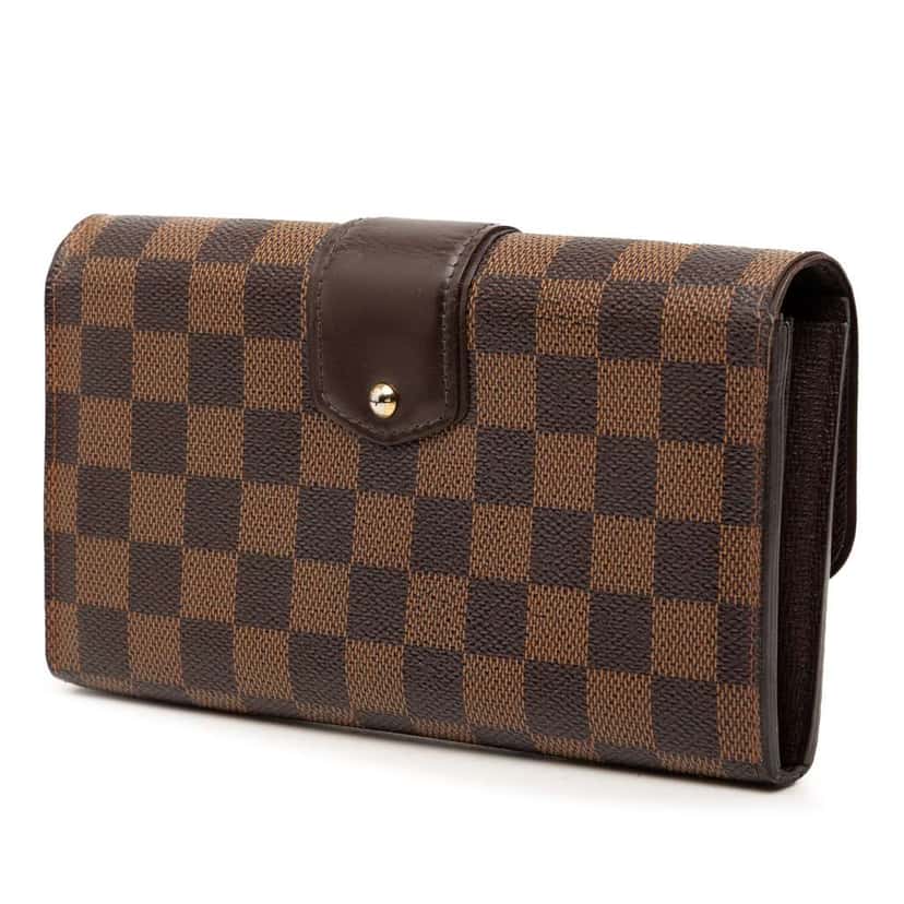 Louis Vuitton Damier Ebene Sistina Portefeuille Wallet Brown Very good condition - Back View