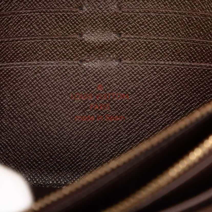 Louis Vuitton Damier Ebene Sistina Portefeuille Wallet Brown Very good condition - Box View