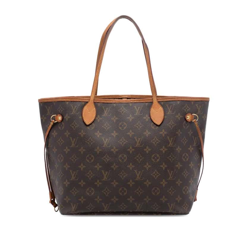 Louis Vuitton Monogram Neverfull MM Brown Very good condition - Front View