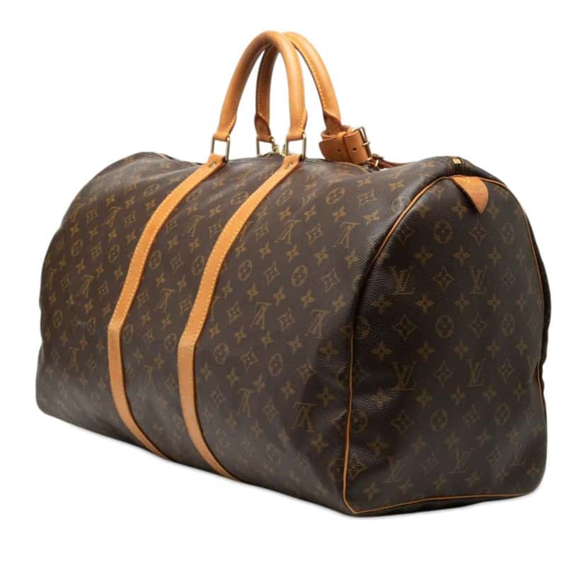 Louis Vuitton Monogram Keepall 55 Brown Very good condition - Back View