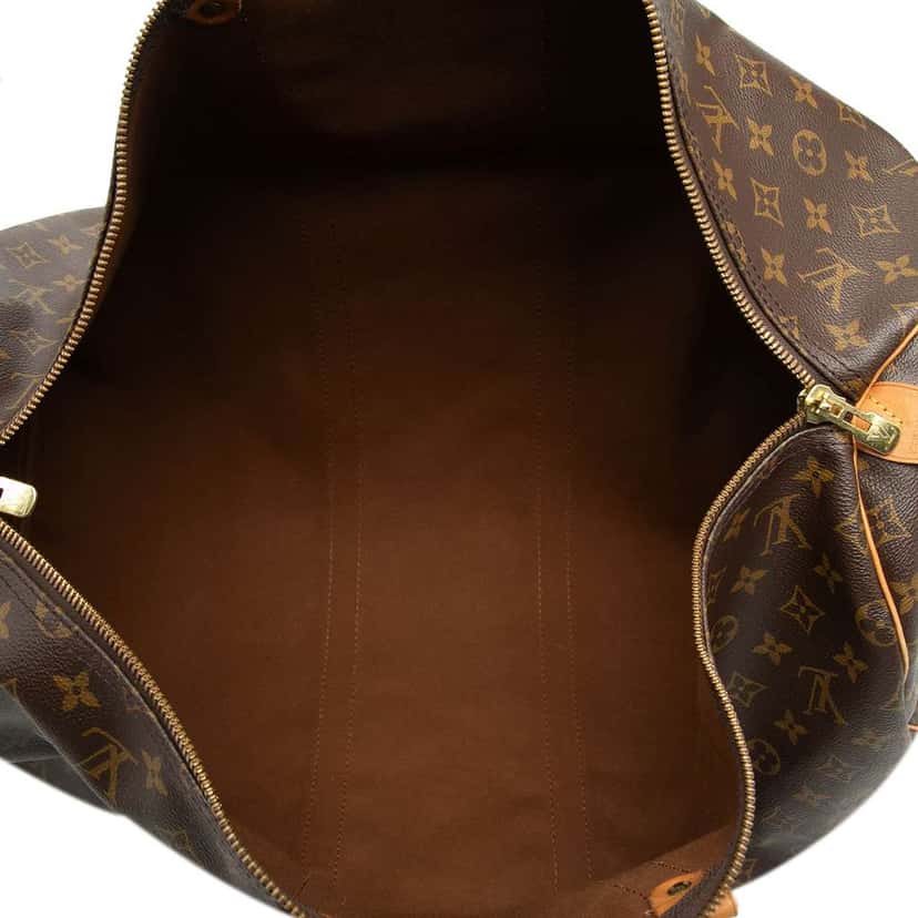 Louis Vuitton Monogram Keepall 55 Brown Very good condition - Model View