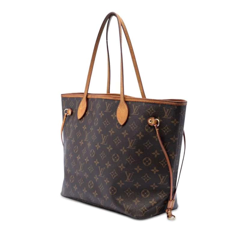 Louis Vuitton Monogram Neverfull MM Brown Very good condition - Back View