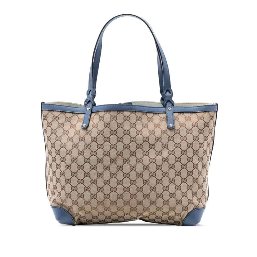 Gucci Medium GG Canvas Craft Tote Beige Very good condition - Front View