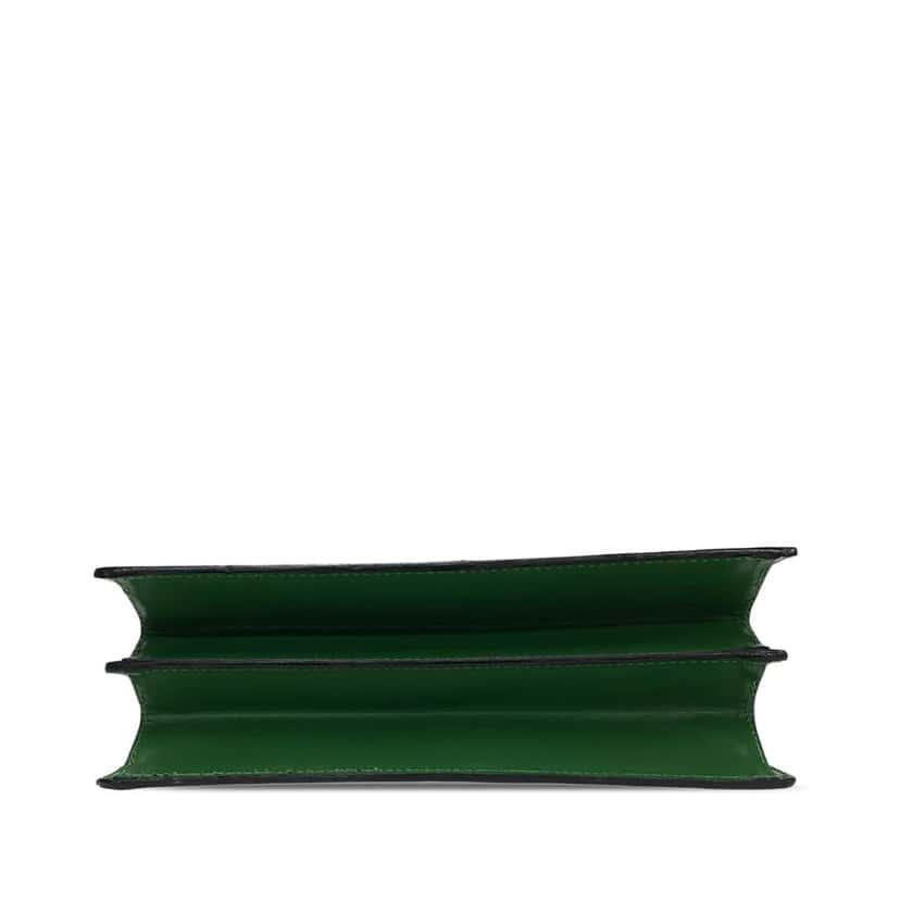 Louis Vuitton Epi Capucines Green Leather Very good condition - Inside View