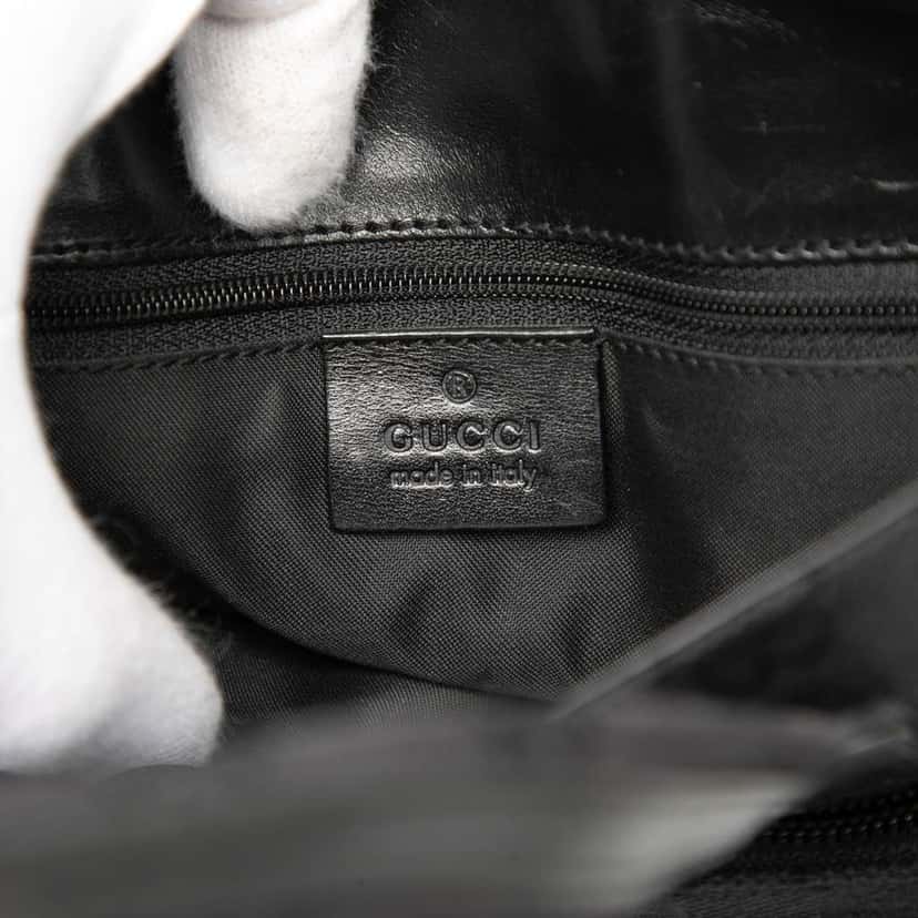 Gucci GG Canvas Handbag Black Canvas Very good condition - Box View
