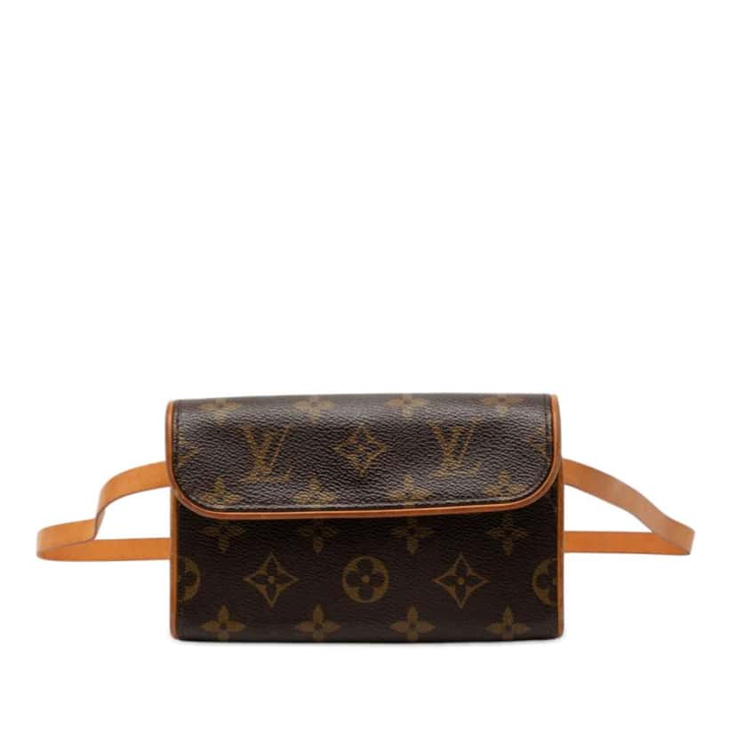 Louis Vuitton Monogram Pochette Florentine Brown Very good condition - Front View