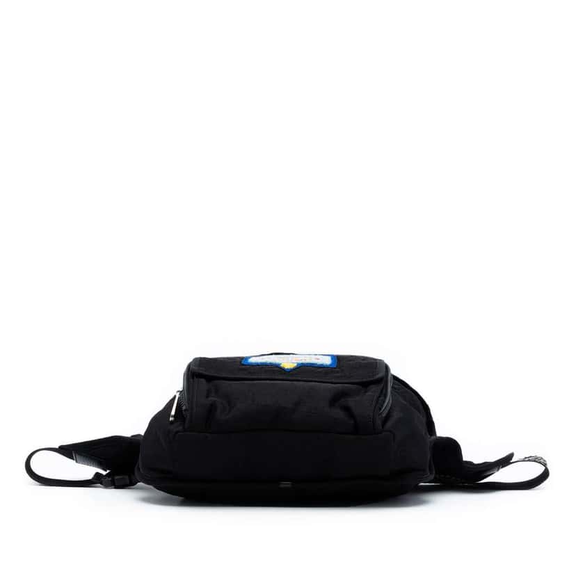 Gucci Nylon 80s Patch Convertible Belt Bag Black Very good condition - Inside View