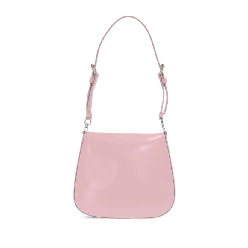 Prada Mini Brushed Leather Cleo Bag Pink Leather Never worn - Back View