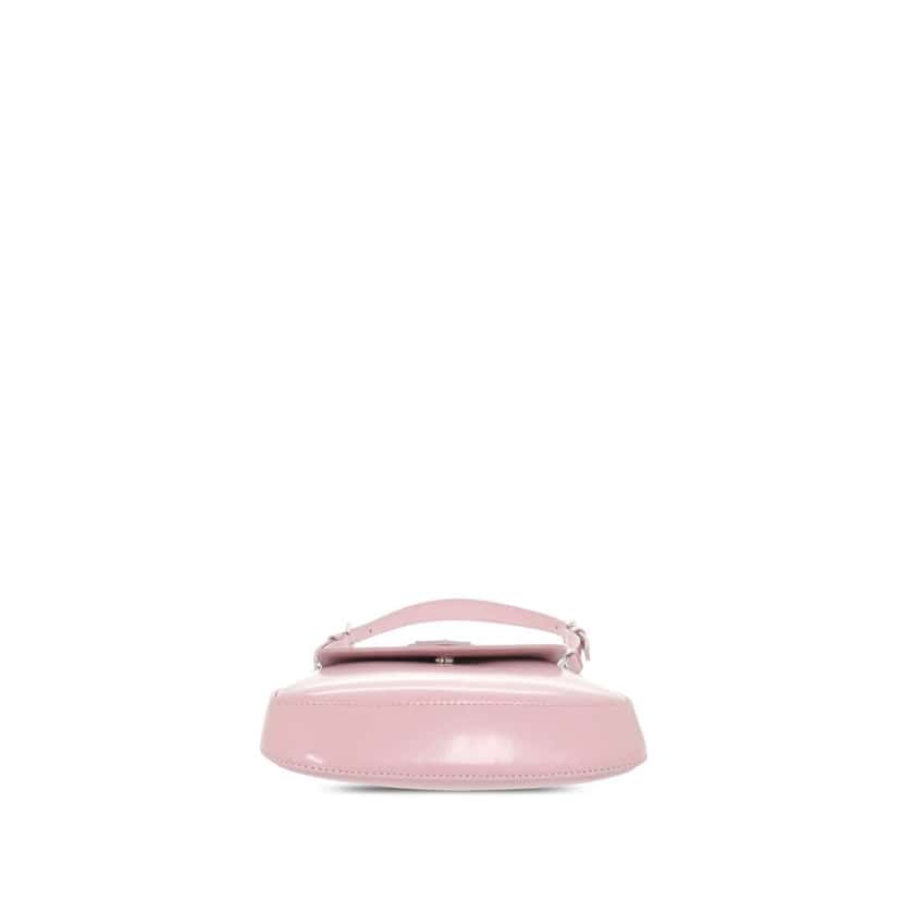 Prada Mini Brushed Leather Cleo Bag Pink Leather Never worn - Inside View