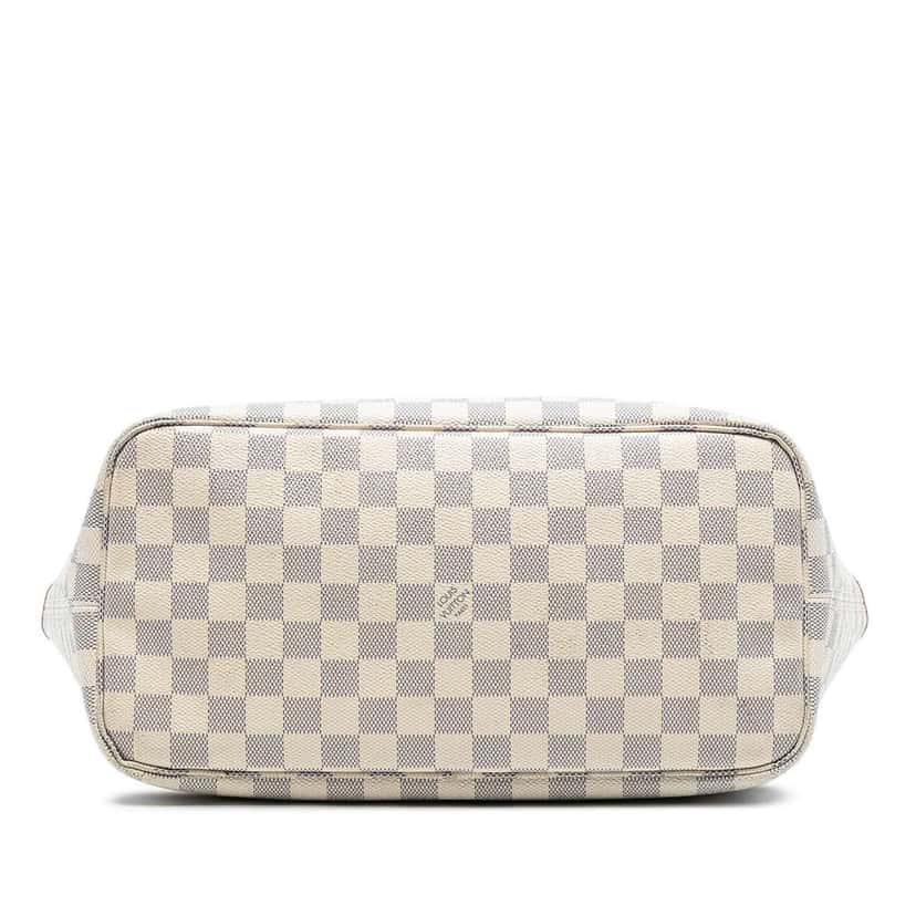 Louis Vuitton Damier Azur Neverfull MM White Very good condition - Inside View