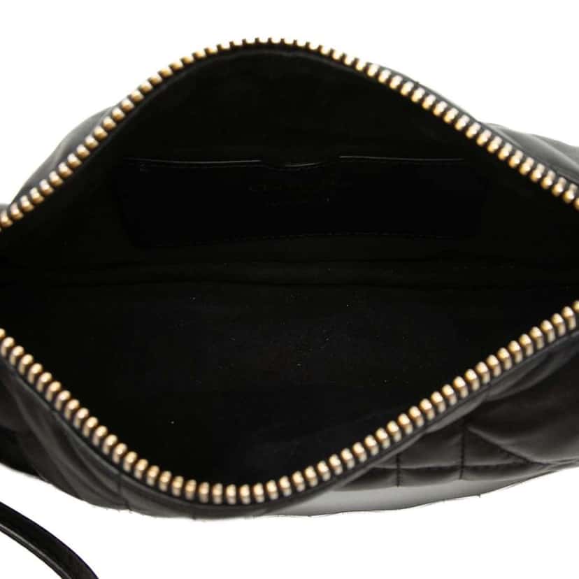 Dior Small Lambskin Cannage Dior Vibe Hobo Black Leather Very good condition - Model View