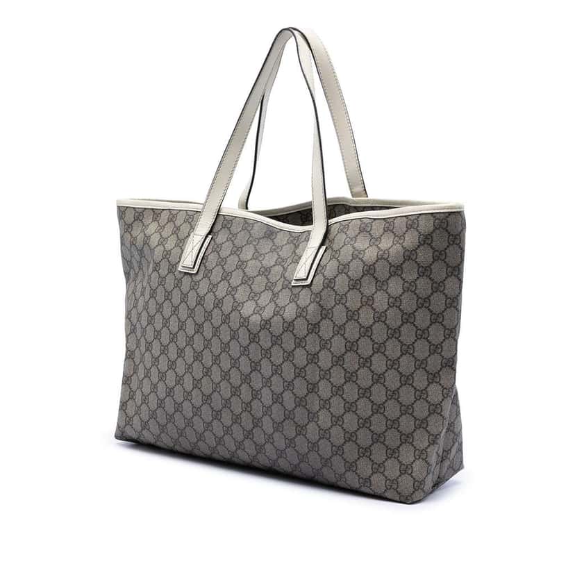 Gucci GG Supreme Tote Beige Very good condition - Back View
