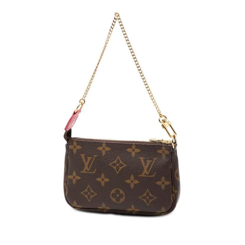 Louis Vuitton Monogram Vivienne Christmas Roller Coaster Mini Pochette Accessoires Brown Very good condition - Back View