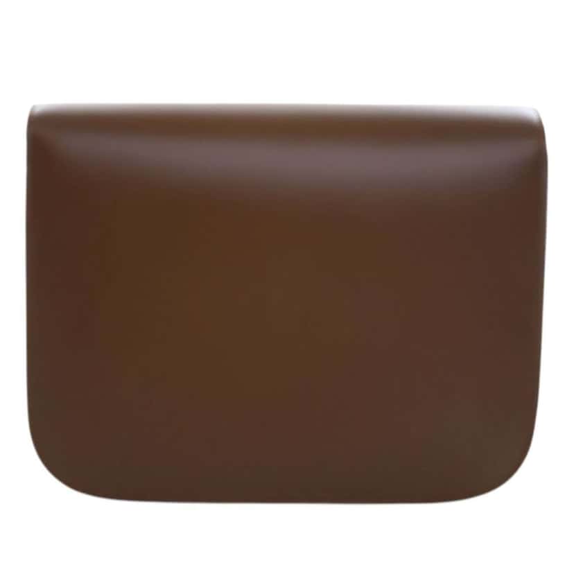 Celine Medium Calfskin Classic Box Brown Leather Very good condition - Back View