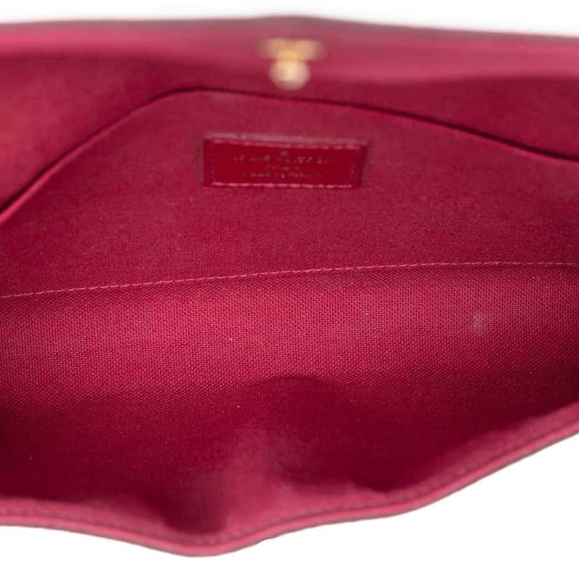 Louis Vuitton Monogram Pochette Felicie Brown Very good condition - Model View