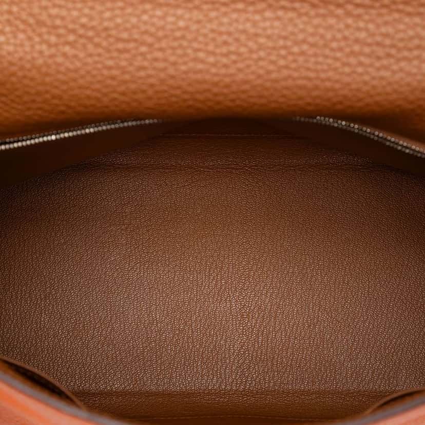 Hermès Clemence Arlequin Kelly II Retourne 32 Orange Leather Very good condition - Model View