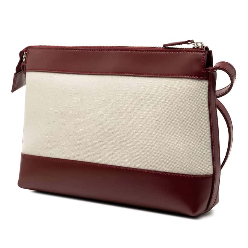 Balenciaga Canvas Logo Crossbody Brown Canvas Good condition - Back View