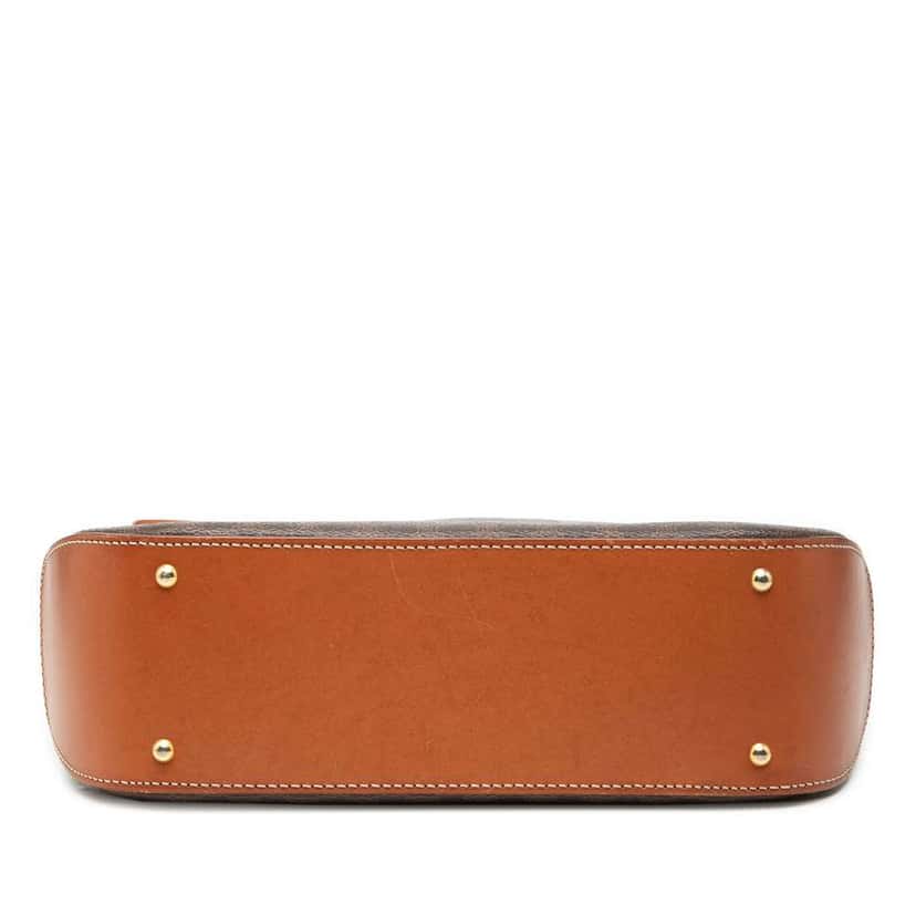 Celine Macadam Coated Canvas Satchel Brown Canvas Good condition - Inside View