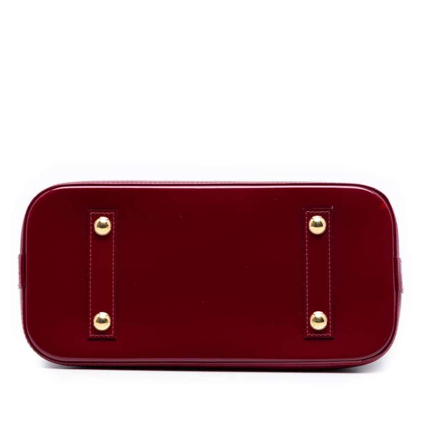 Louis Vuitton Monogram Vernis Alma PM Red Leather Good condition - Inside View