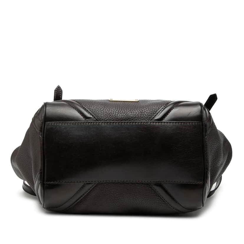 Burberry Small Grained Calfskin Canterbury Tote Brown Leather Good condition - Inside View