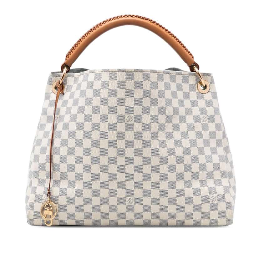 Louis Vuitton Damier Azur Artsy MM White Good condition - Front View