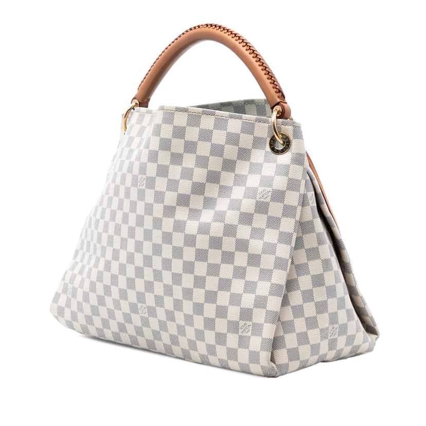 Louis Vuitton Damier Azur Artsy MM White Good condition - Back View