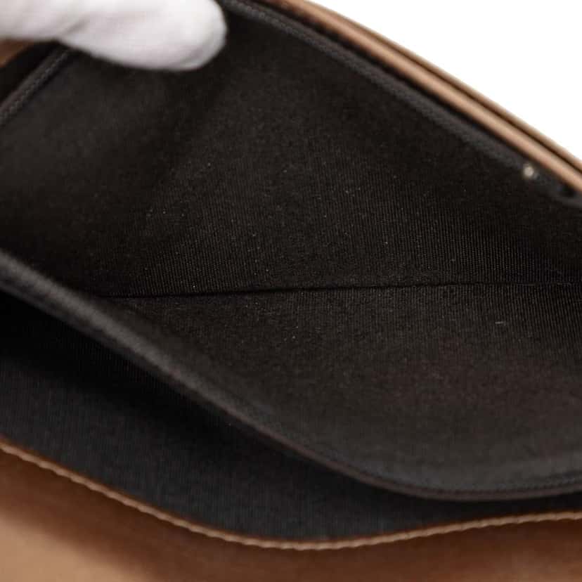 Chanel CC Caviar Bifold Long Wallet Brown Leather Good condition - Box View