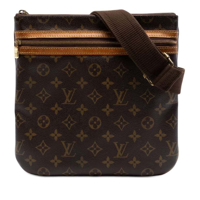 Louis Vuitton Monogram Bosphore Pochette Brown Good condition - Front View