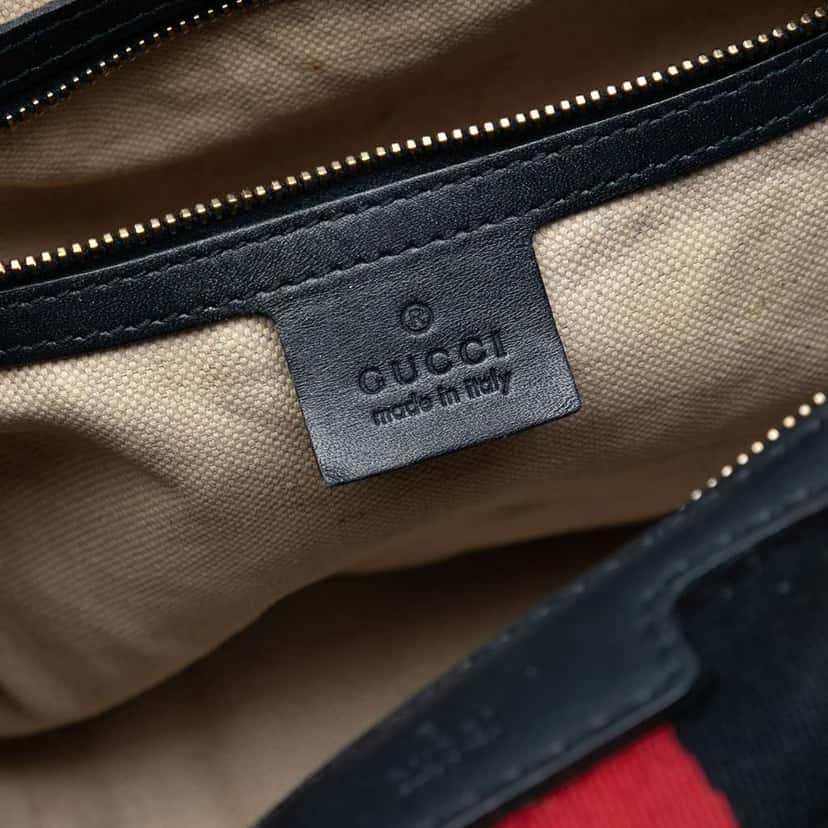 Gucci Medium GG Canvas Web Joy Boston Bag Beige Good condition - Box View