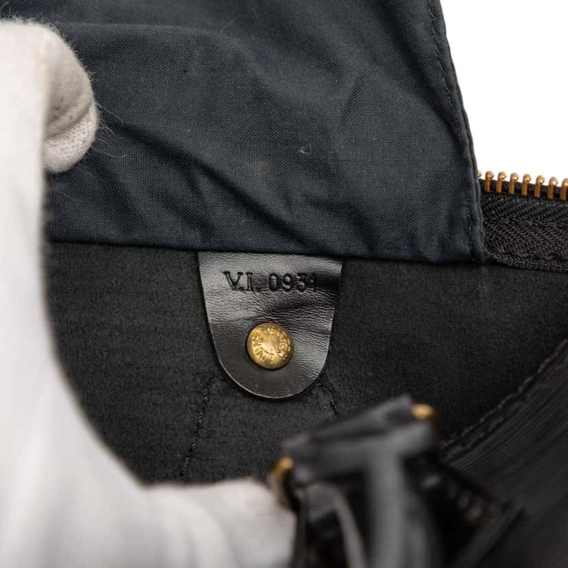 Louis Vuitton Epi Speedy 25 Black Leather Good condition - Box View