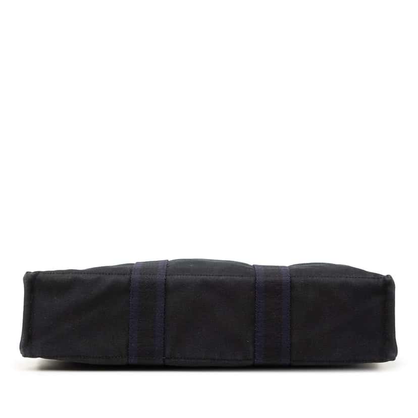 Hermès Bicolor Canvas Fourre Tout MM Black Canvas Good condition - Inside View