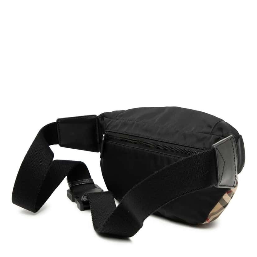 Burberry House Check Nylon Sonny Belt Bag Beige Good condition - Back View