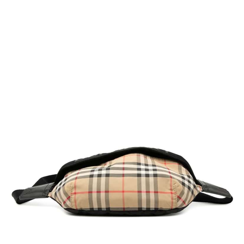 Burberry House Check Nylon Sonny Belt Bag Beige Good condition - Inside View