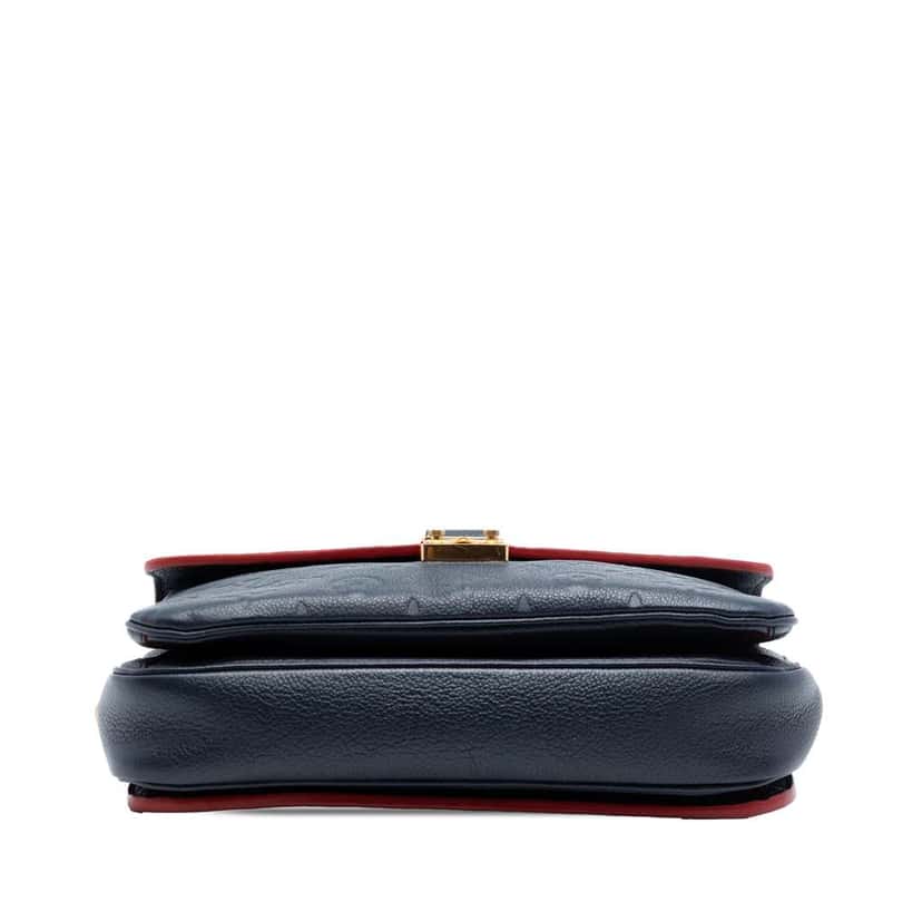 Louis Vuitton Monogram Empreinte Pochette Metis Blue Leather Good condition - Inside View